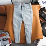 Quần Jean Nam LEVIS 511 PREMIUM DÁNG DÀI CXJLV013 Màu Trắng Xanh Form SlimFit Mềm Mịn Co Giãn Hàng Xuất Xịn Có Big Size