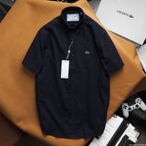 Áo sơ mi nam ngắn tay KHÔNG TÚI LCST cổ cài khuy vải OXFORD có túi 4 màu Full Tem Tag Code Hàng Cao Cấp Cực Xịn