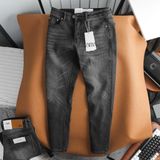 Quần Jean Nam Cao Cấp ZARA XÁM ZR015 Lót Viền Ống Form SlimFit Mềm Mịn Co Giãn Hàng Xịn Chính Hãng CÓ BIG SIZE