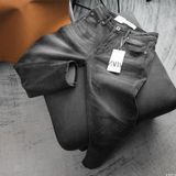 Quần Jean Nam Cao Cấp ZARA XÁM ZR015 Lót Viền Ống Form SlimFit Mềm Mịn Co Giãn Hàng Xịn Chính Hãng CÓ BIG SIZE