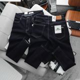 Quần Jean Nam LCST LIVE INDIGO CHỈ VÀNG CX040 Màu Xanh Đậm Hiếm Form SlimFit Mềm Mịn Co Giãn Hàng Xuất Xịn Có Big Size
