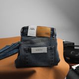 Quần Jean Nam ZARA ZR018 WAS RÁCH Màu Xanh Rêu Hiếm Xịn Form SlimFit Mềm Mịn Co Giãn Hàng Xuất Xịn Có Big Size