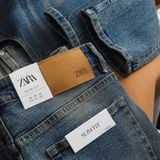 Quần Jean Nam ZARA ZR018 WAS RÁCH Màu Xanh Rêu Hiếm Xịn Form SlimFit Mềm Mịn Co Giãn Hàng Xuất Xịn Có Big Size