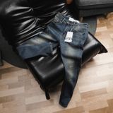 Quần Jean Nam ZARA ZR018 WAS RÁCH Màu Xanh Rêu Hiếm Xịn Form SlimFit Mềm Mịn Co Giãn Hàng Xuất Xịn Có Big Size
