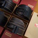 Thắt lưng ( dây nịt) 2 mặt dây Đen Và Nâu LEVIS 511 hàng xuất xịn Chuẩn Auth FullBox - Không bong tróc