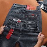 Quần Jean LEVIS Nam Cao Cấp LV014 511 PREMIUM Màu XÁM XANH DARK BLUE Hiếm SlimFit Mềm Mịn Co Giãn Xuất Xịn Có Big Size