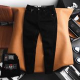 Quần Jean Nam LEVIS PREMIUM 511 CXJLV004 Màu Đen Form SlimFit Mềm Mịn Co Giãn Hàng Xuất Xịn Có Big