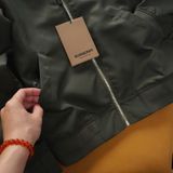 Áo Khoác BOMBER Nam BURBERRY Chất Vải Dù 2 Lớp Xịn Mịn Chống Thấm Nhẹ Ấm Thu Đông Hàng Xịn Cao Cấp Có Big Size
