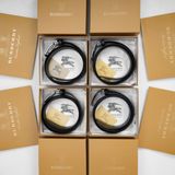 Thắt lưng Nam Burberry Da Bò Thật Mặt Titanium, Nịt nam Sang Trọng - Dây lưng khóa ghim Cao Cấp FullBox