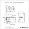 Bồn cầu TOTO 2 khối CS300DRT2 (TC393VS)