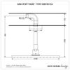 Bát sen gắn trần TOTO DBX113-1CA