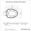 Nắp bồn cầu đóng êm TOTO TC385VS