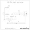 Xi phông - Ống thải chữ P TOTO TVLF403