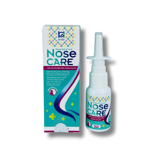 Xịt mũi rửa xoang, nghẹt mũi NOSE CARE - HGSG Pharma (Chai 20ml)