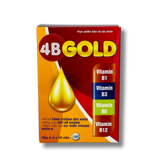 Viên uống bổ sung vitamin 4B GOLD - HGSG Pharma (Hộp 6 vỉ x 10 viên)