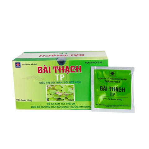 Thuốc điều trị sỏi thận, tiết niệu, viêm túi mật BÀI THẠCH TP (Hộp 30 gói x 3g)