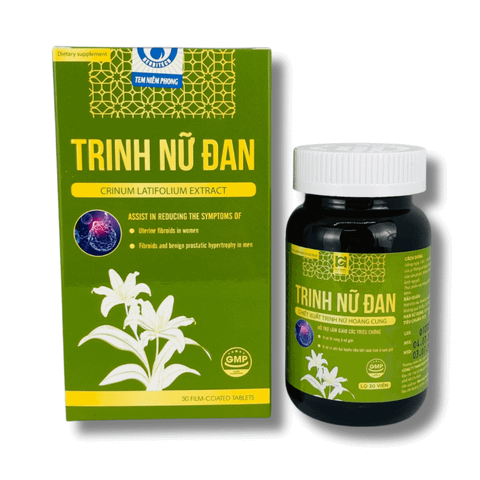 Viên uống giảm u xơ tử cung TRINH NỮ ĐAN (Hộp 30 viên)