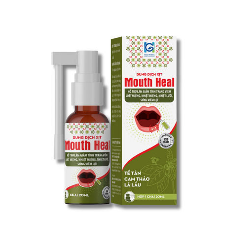 Xịt giảm tình trạng viêm loét miệng MOUTH HEAL - HGSG Pharma