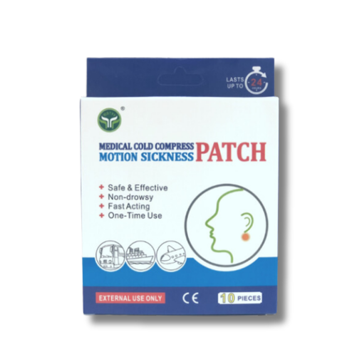 Miếng dán say xe thảo dược MOTION SICKNESS PATCH - MDT (Hộp 10 miếng)