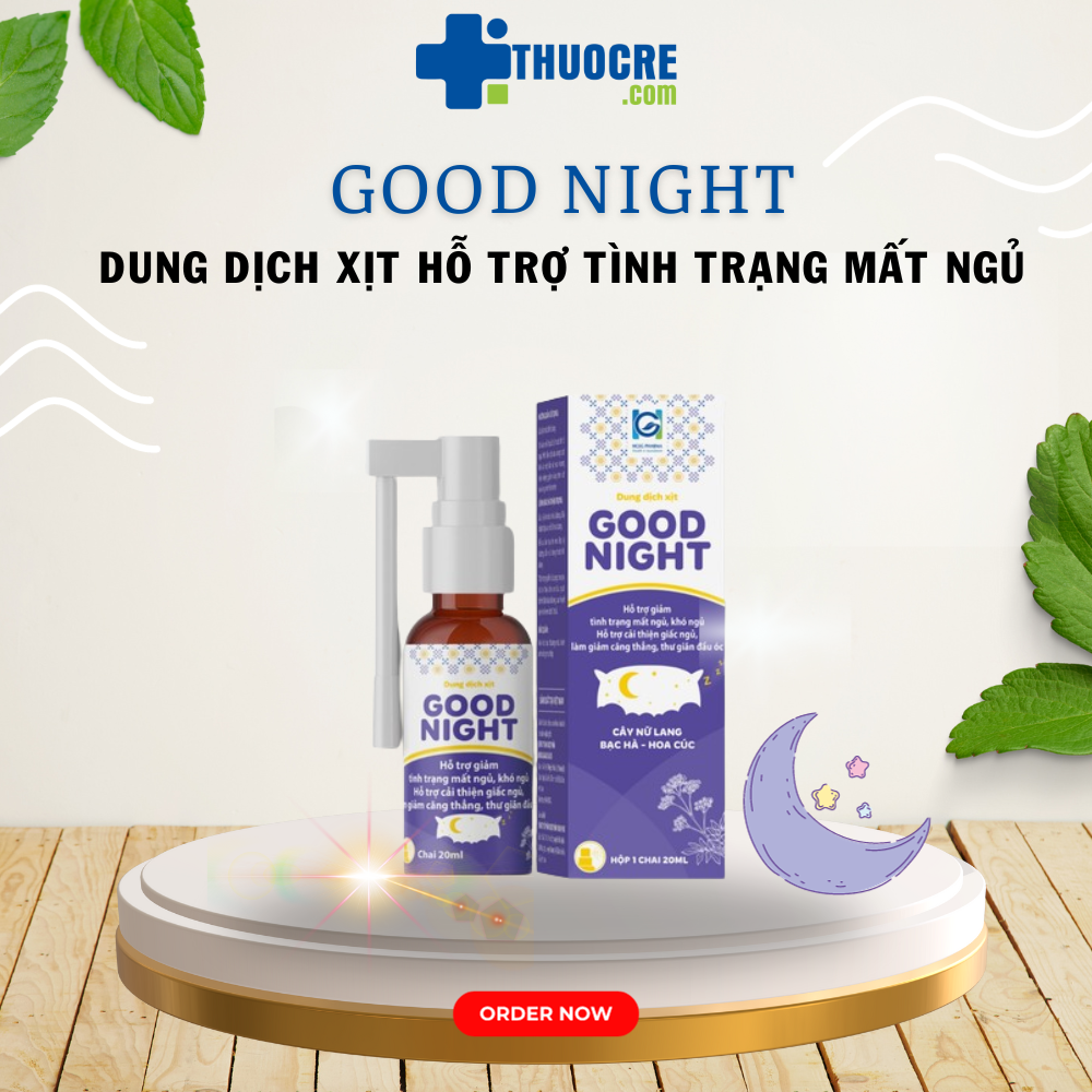 Combo Bổ Não Ngủ Ngon: Good Night & Ginko Brain 120