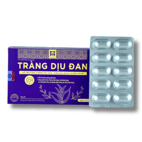 Viên uống giảm chướng bụng, khó tiêu TRÀNG DỊU ĐAN (Hộp 3 vỉ x 10 viên)