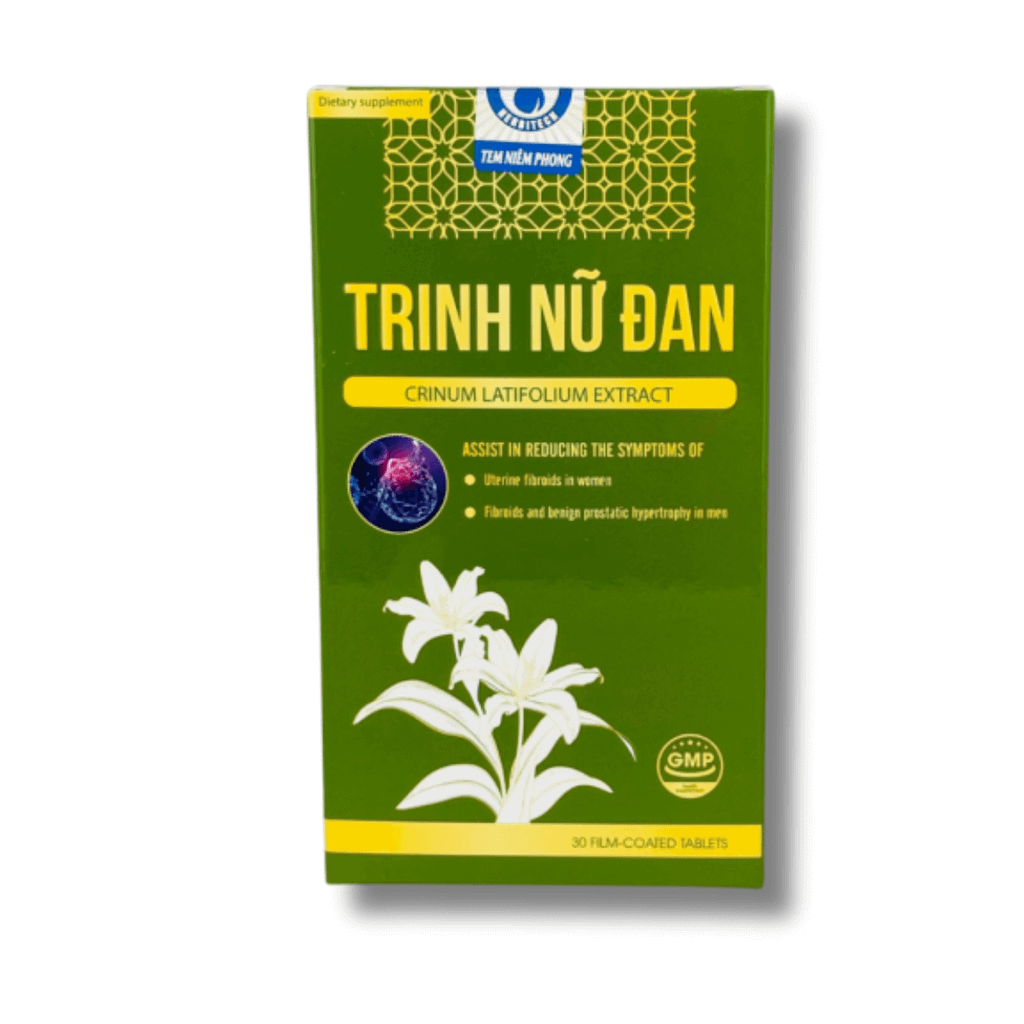 Viên uống giảm u xơ tử cung TRINH NỮ ĐAN (Hộp 30 viên)