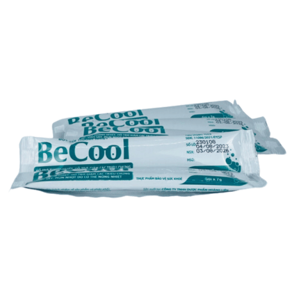 Bột Sủi Thanh Nhiệt Becool - HGSG Pharma (Hộp 10 gói x 7g)