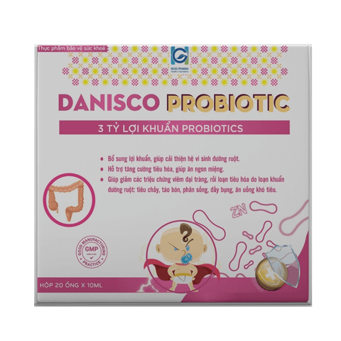 Men vi sinh tiêu hóa HGSG Pharma - Danisco Probiotic (hộp 20 ống x 10ml)