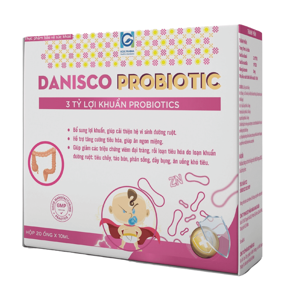 Men vi sinh tiêu hóa HGSG Pharma - Danisco Probiotic (hộp 20 ống x 10ml)