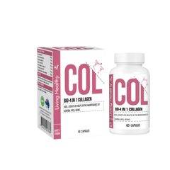 Viên uống Collagen Living Healthy Bio-4in1 (Hộp 60 viên)