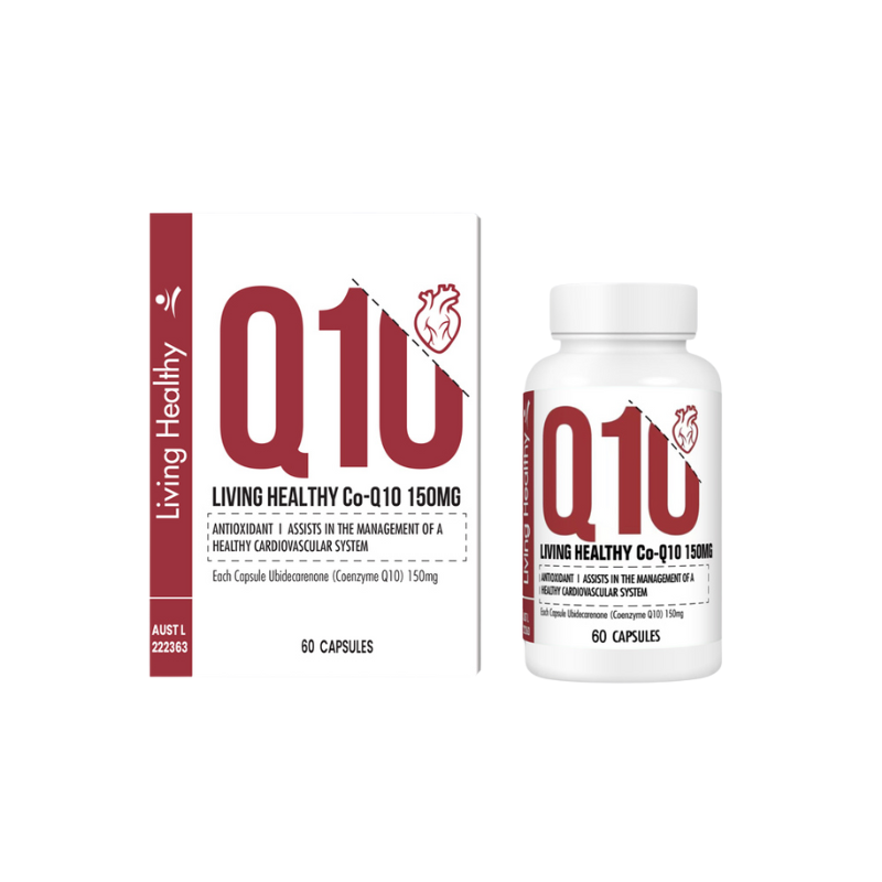 Viên uống tăng sức khoẻ tim mạch Living Healthy CoQ10 150mg (Hộp 60 viên)