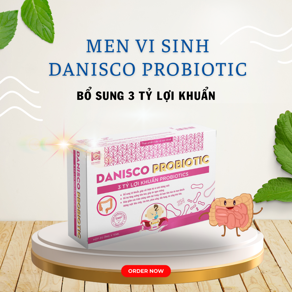 Combo Hỗ Trợ Dạ Dày : Danisco Probiotic + Kingdom