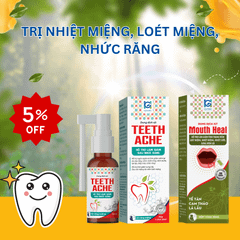 Combo Trị Loét Miệng Đau Răng: Teeth Ache & Mouth Heal