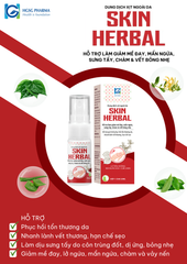 Xịt ngoài da giảm mề đay, mẩn ngứa  SKIN HERBAL - HGSG Pharma ( chai 20ml)