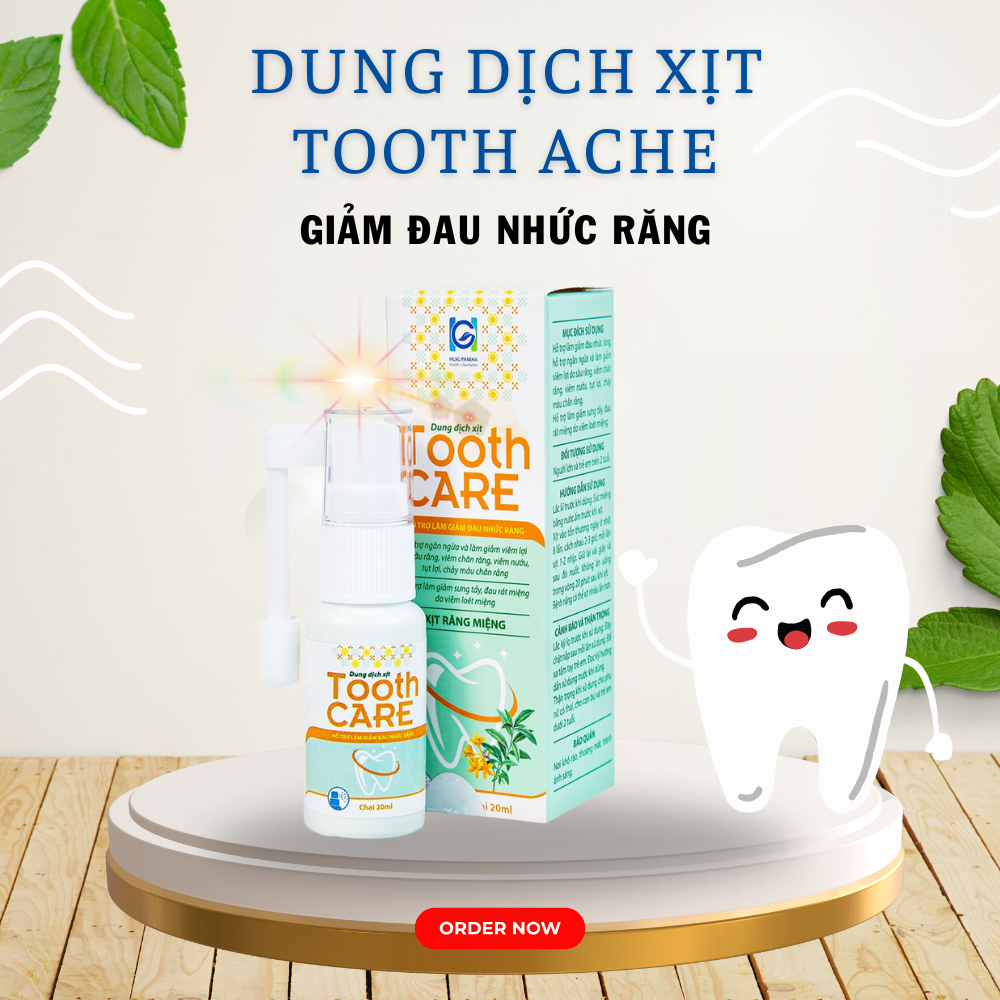 Combo Giảm Đau Răng Nhiệt Miệng: Tooth Care & Mouth Heal