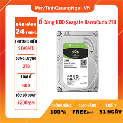 Ổ Cứng HDD Seagate BarraCuda 2TB