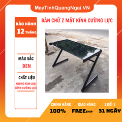 BÀN CHỮ Z MẶT KÍNH CƯỜNG LỰC