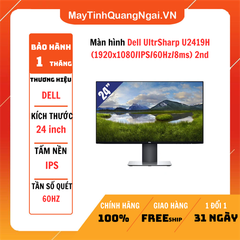 Màn hình Dell UltrSharp U2419H (1920x1080/IPS/60Hz/8ms) 2nd