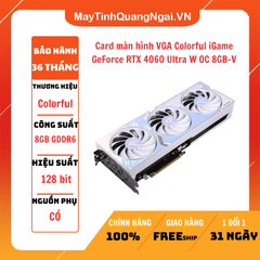 Card màn hình VGA Colorful iGame GeForce RTX 4060 Ultra W OC 8GB-V