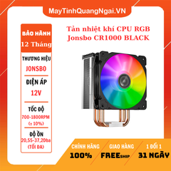 Tản nhiệt khí CPU RGB Jonsbo CR1000 BLACK