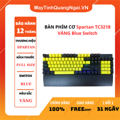 BÀN PHÍM CƠ Spartan TC3218 VÀNG Blue Switch