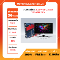 MÀN HÌNH LED VSP 22inch V2205H ĐEN