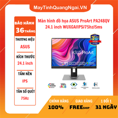 Màn hình đồ họa ASUS ProArt PA248QV 24.1 inch WUXGA/IPS/75hz/5ms