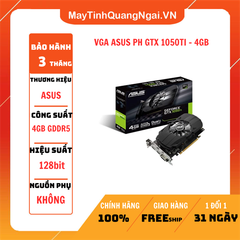 VGA ASUS PH GTX 1050TI - 4GB