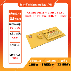 Combo Phím + Chuột + Lót Chuột + Tay Đệm FD8221 LK586