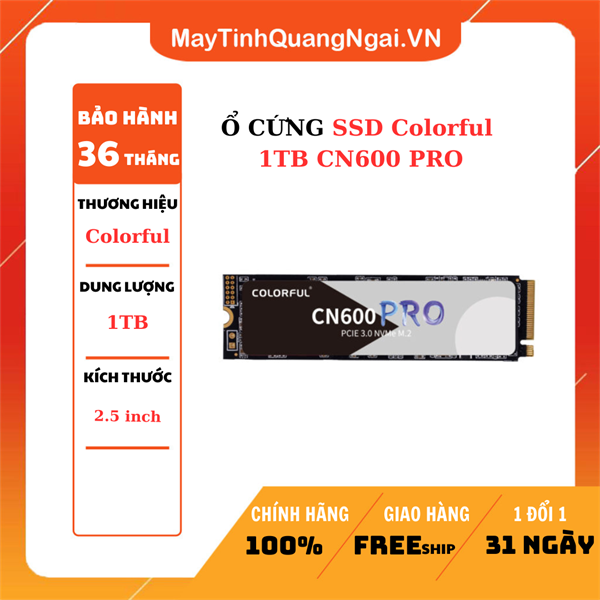 Ổ CỨNG SSD Colorful 1TB CN600 PRO
