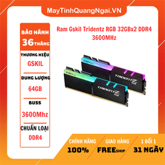 Ram Gskil Tridentz RGB 32GBx2 DDR4 3600MHz