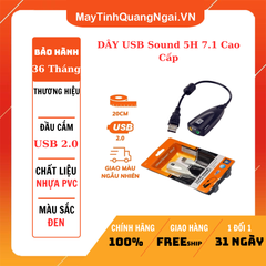 DÂY USB Sound 5H 7.1 Cao Cấp