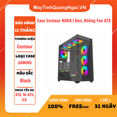 Case Centaur NOVA | Đen, Không Fan ATX