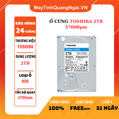 Ổ CỨNG TOSHIBA 2TB 5700Rpm